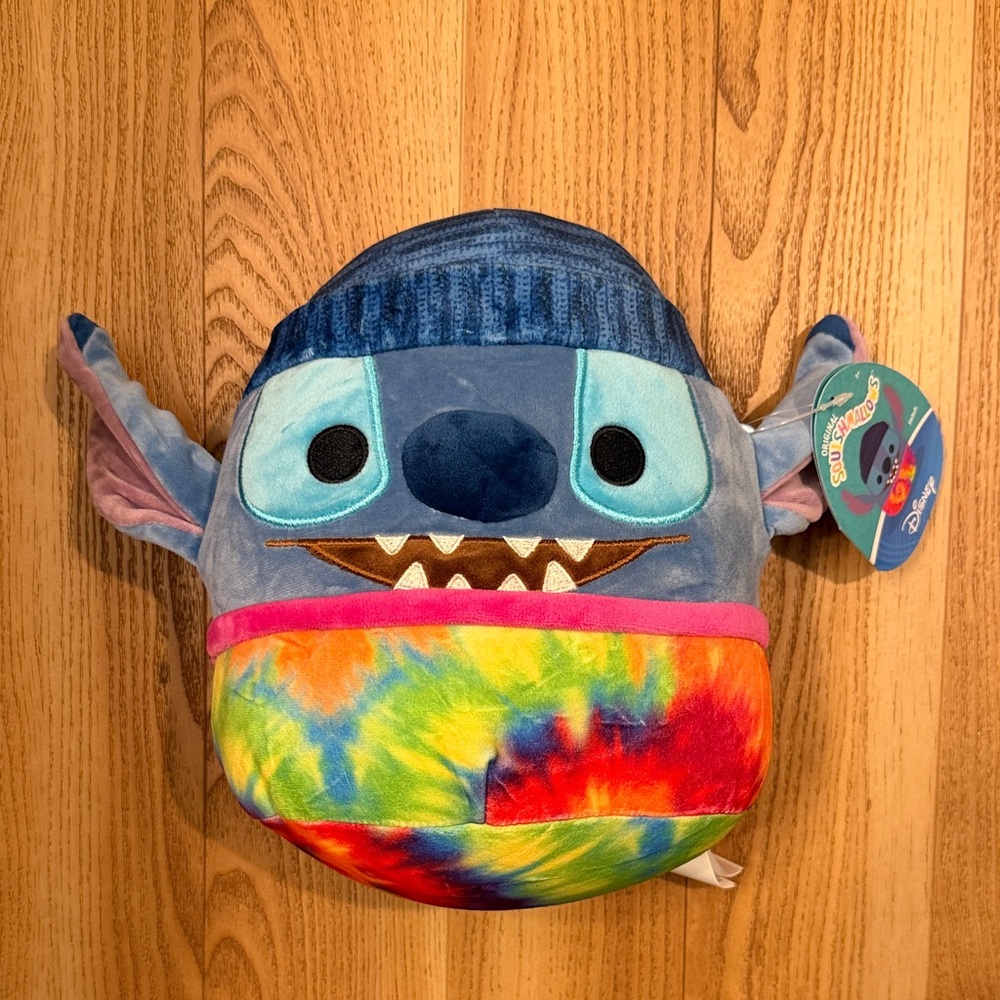 NWT Tie-Dye Stitch Squishmallow